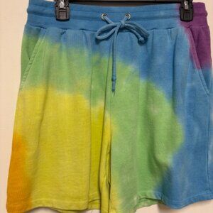 Adult PH by The PHLUID Project Rainbow Pull-On Shorts Sz.M